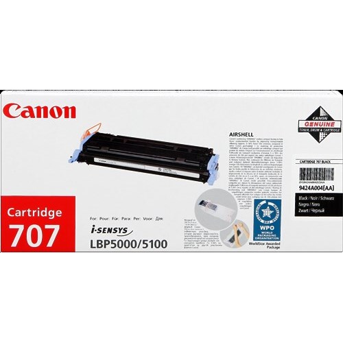 Toner originale Canon 707BK Nero