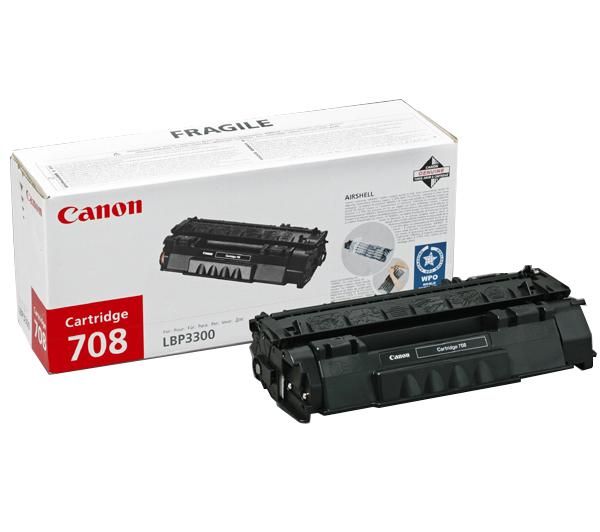 Toner originale Canon 708 per stampanti Canon colore Nero