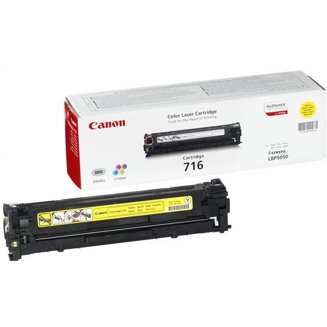 Toner originale Canon 716Y Giallo