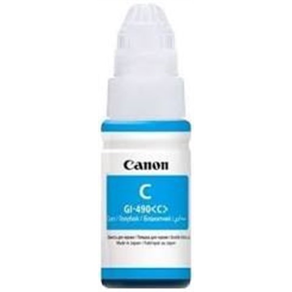 Inchiostro colore Ciano per cartucce Canon GI 490C da 70ml