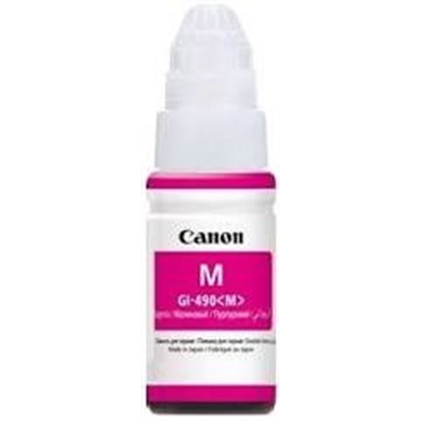 Inchiostro colore Magenta per cartucce Canon GI 490M da 70 ml