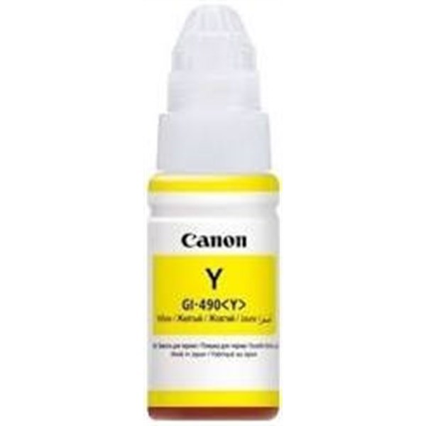 Inchiostro colore Giallo per cartucce Canon GI 490Y da 70ml