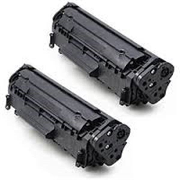 2 Toner compatibili HP 12A Nero