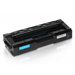 Toner compatibile Ricoh 407544 Ciano