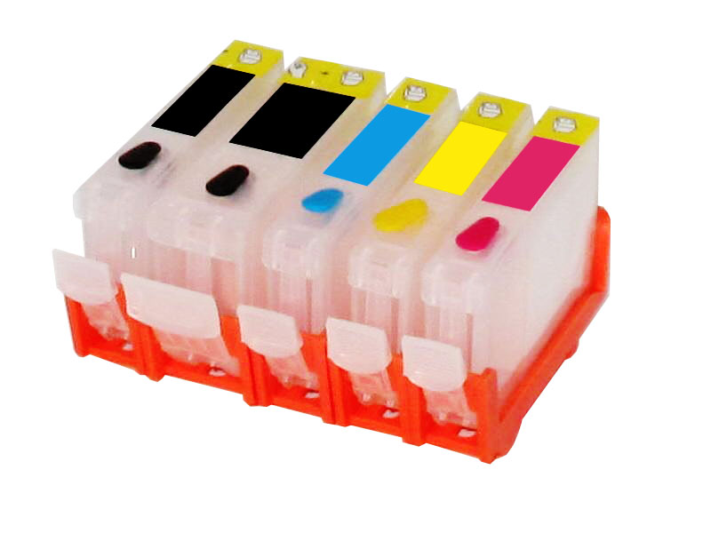Cartuccia vuote ricaricabili Canon PGI-5 e Canon CLI-8