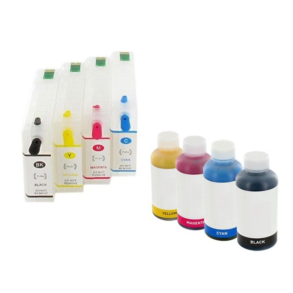 4 Cartucce vuote ricaricabili Epson serie T701