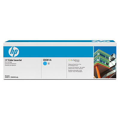 Toner originale HP CB381A Ciano