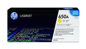 Toner originale HP 650A per stampanti HP Laserjet – Giallo