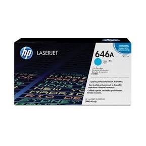 Toner originale HP 646A per stampanti HP Laserjet - Ciano