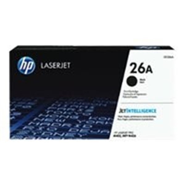 Toner originale HP 26A per stampanti HP Laserjet – Nero