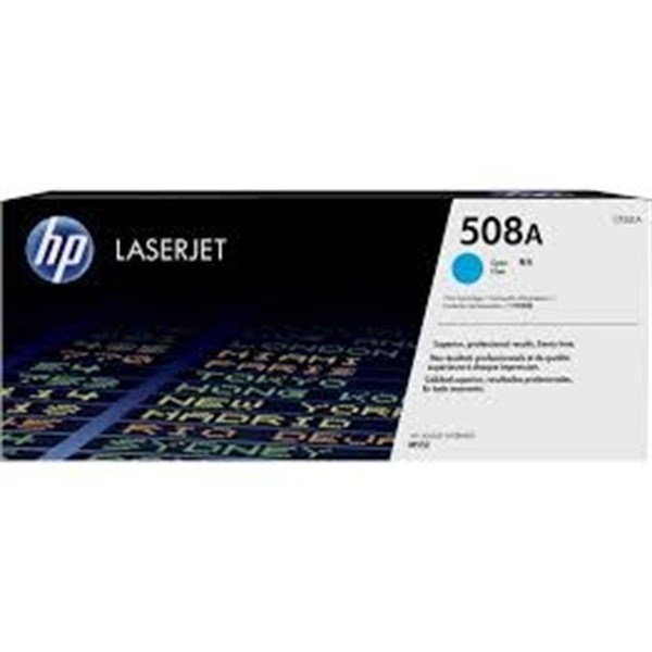 Toner originale HP 508A per stampanti HP Laserjet – Ciano