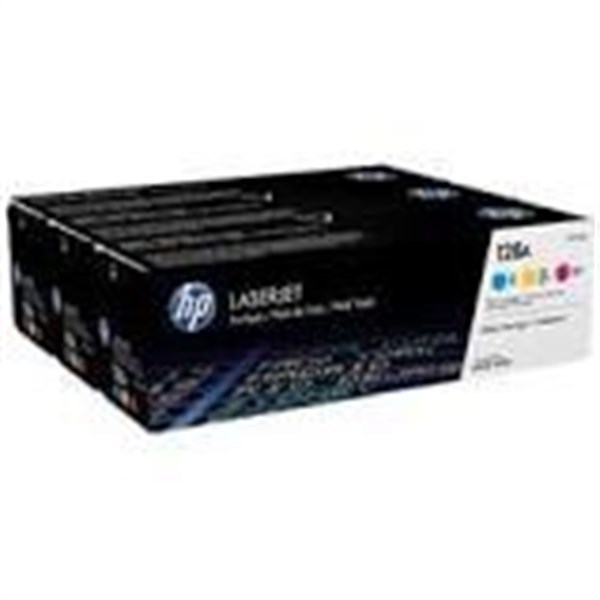 3 Toner originali HP 128A Colori