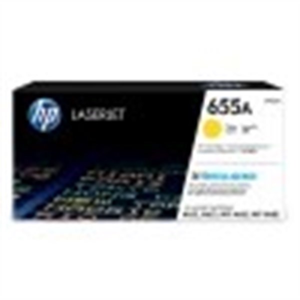 Toner originale HP 655A per stampanti HP Laserjet - Giallo