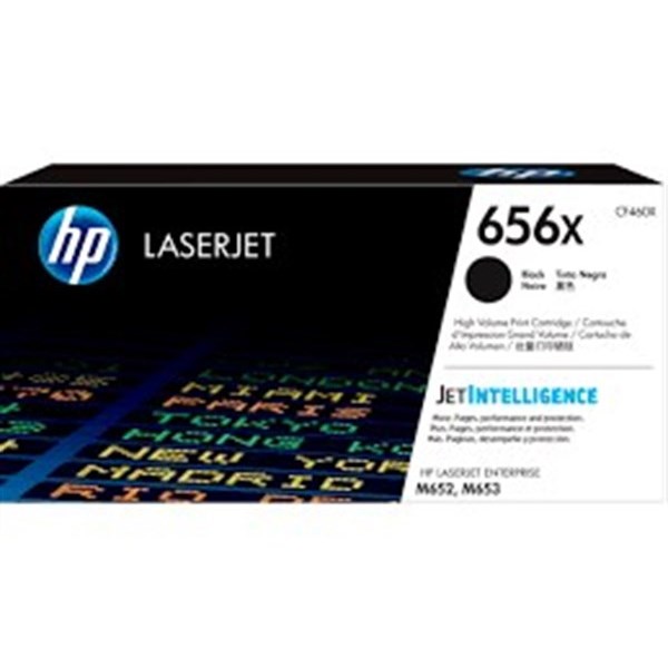 Toner originale HP 656X per stampanti HP Laserjet - Nero