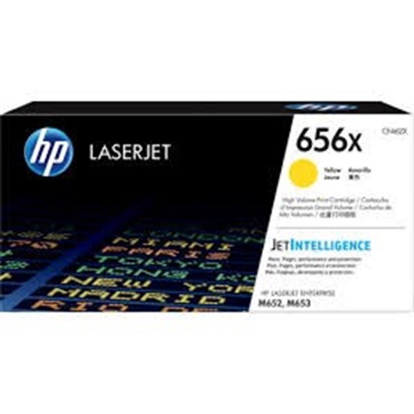 Toner originale HP 656X per stampanti HP Laserjet - Giallo