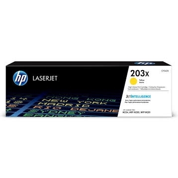 Toner originale HP 203X per stampanti HP Laserjet - Giallo