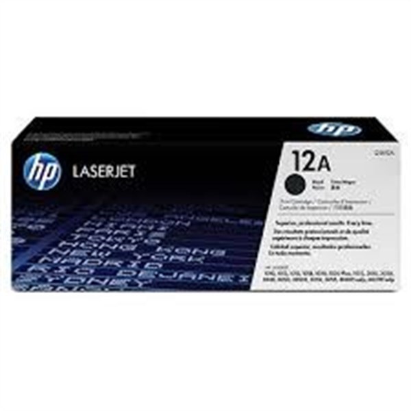 Toner originale HP 12A per stampanti HP Laserjet – Nero