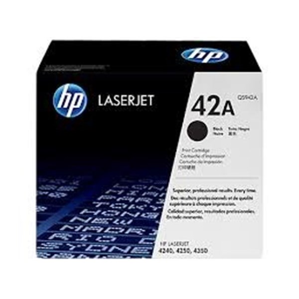 Toner originale HP 42A per stampanti HP Laserjet – Nero