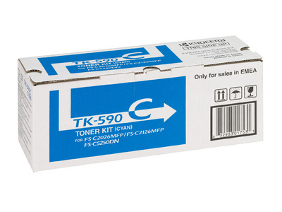 Toner originale Kyocera Mita TK590C Ciano