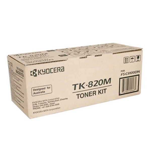 Toner originale Kyocera Mita TK820M Magenta