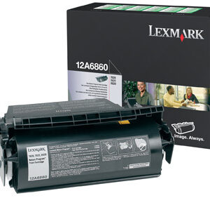 Toner originale Lexmark 12A6860 Nero