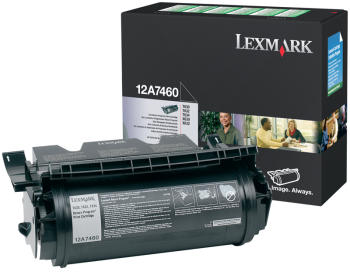 Toner originale Lexmark 12A7460 Nero