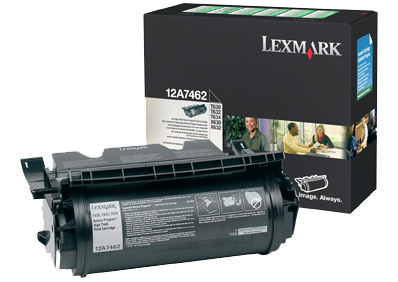 Toner originale Lexmark 12A7462 Nero