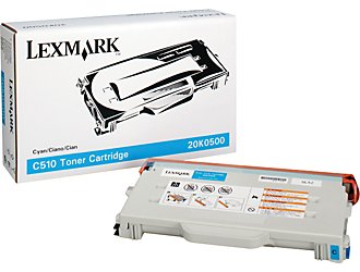 Toner originale Lexmark 20K0500 Ciano