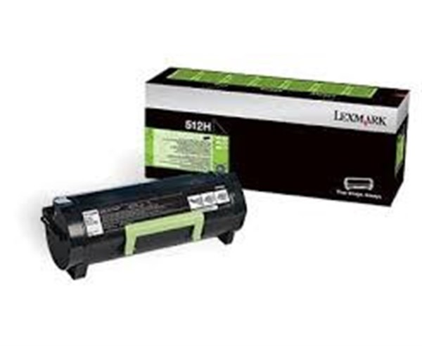 Toner originale Lexmark 512H Nero