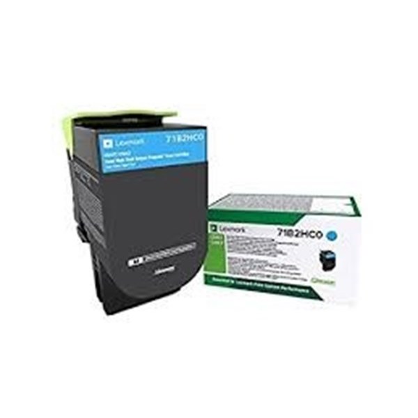 Toner originale Lexmark 71B2HC0 Ciano