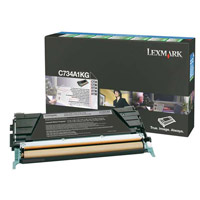 Toner originale Lexmark C734A1KG Nero