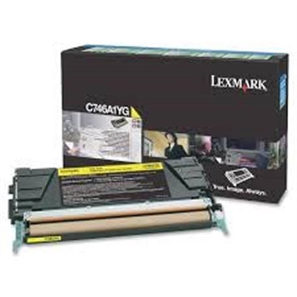 Toner originale Lexmark C746A1YG Giallo