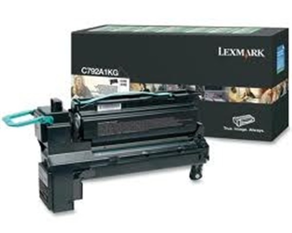 Toner originale Lexmark C792A1KG Nero