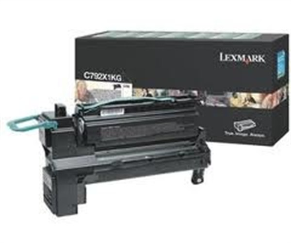 Toner originale Lexmark C792X1KG Nero