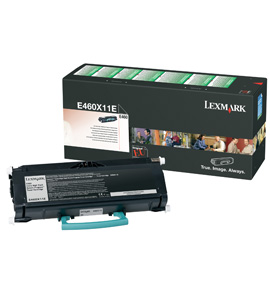 Toner originale Lexmark E460X11E Nero