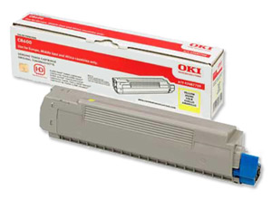 Toner originale Oki 43487709 Giallo