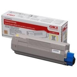 Toner originale Oki 43865721 Giallo