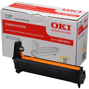 Tamburo originale Oki 43870021 Giallo