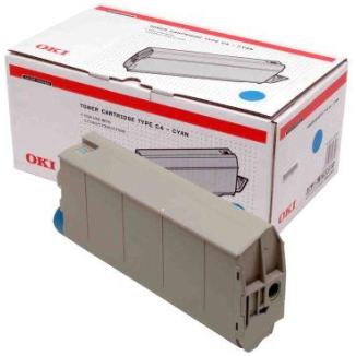 Toner originale Oki 44315307 Ciano