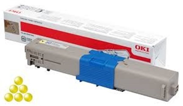 Toner originale Oki 46508709 Giallo