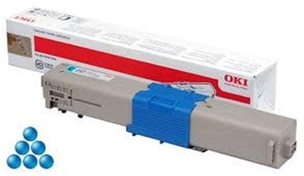 Toner originale Oki 46508711 Ciano