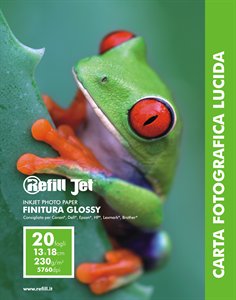 20 fogli di carta Fotografica Lucida