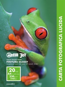 Carta Fotografica Lucida 20 Fogli A4