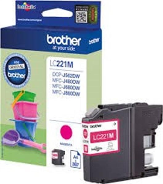 Cartuccia originale Brother LC221M Magenta