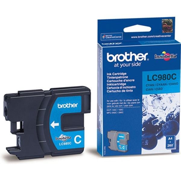 Cartuccia originale Brother LC980C Ciano