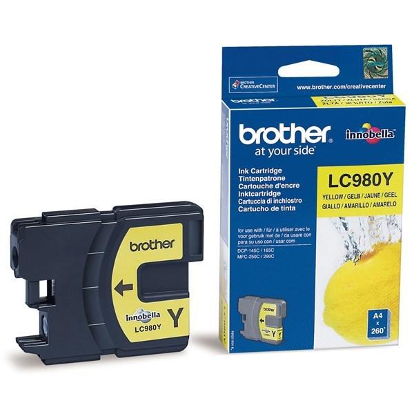 Cartuccia originale Brother LC980Y Giallo