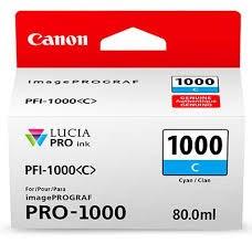 Cartuccia originale Canon PFI-1000C Ciano