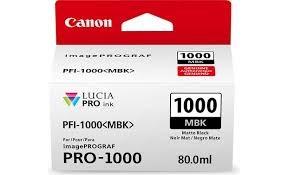 Cartuccia originale Canon PFI-1000MBK Nero Matte