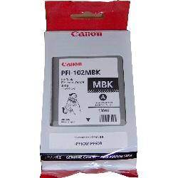 Cartuccia originale Canon PFI102MBK Nero Matte