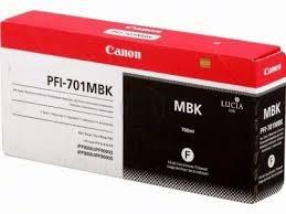 Cartuccia originale Canon PFI-701MBK Nero Matte